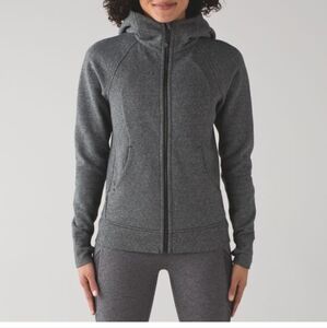 Lululemon scuba hoodie size 4 charcoal colour